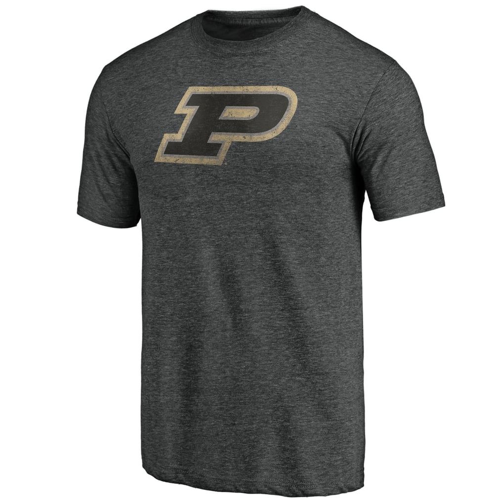Purdue Boilermakers Greatest Dad Logo Tri-Blend T-Shirt - Charcoal