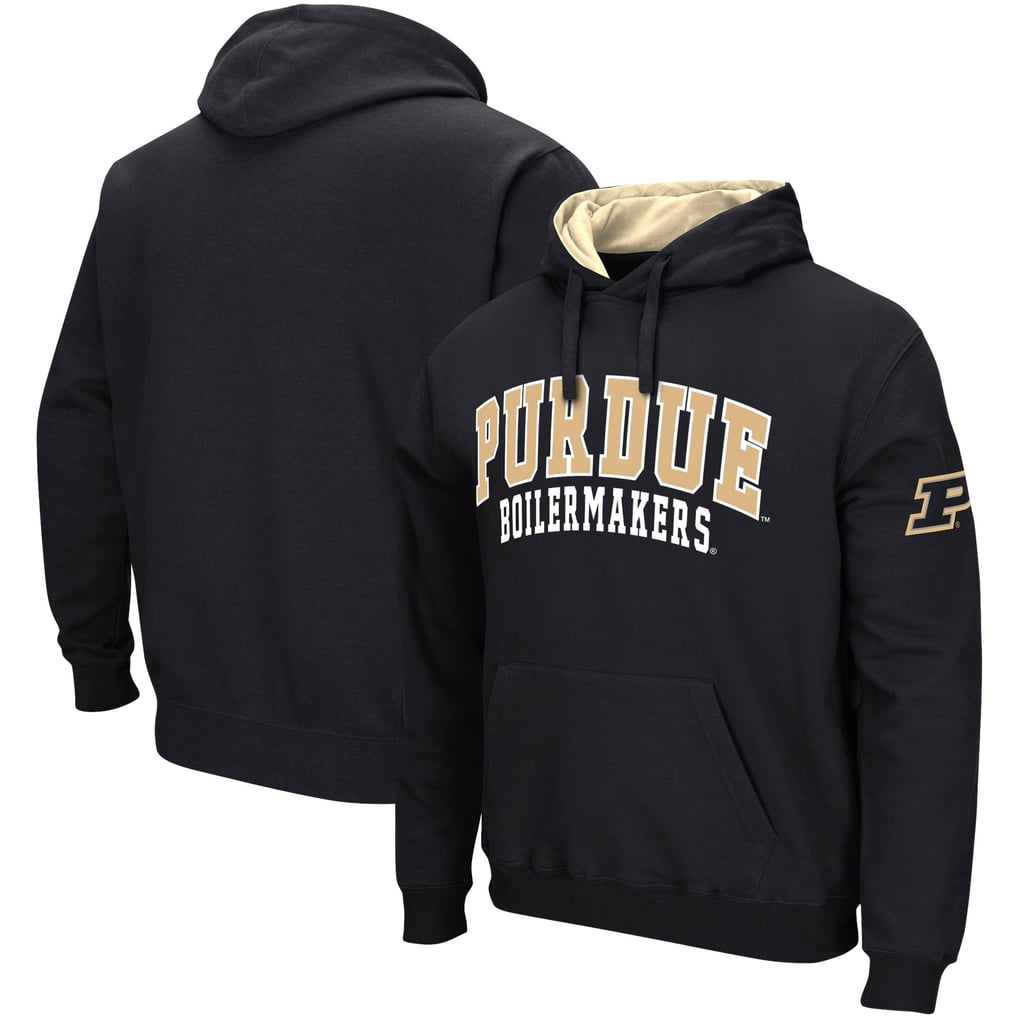 Purdue Boilermakers Colosseum Double Arch Pullover Hoodie - Black