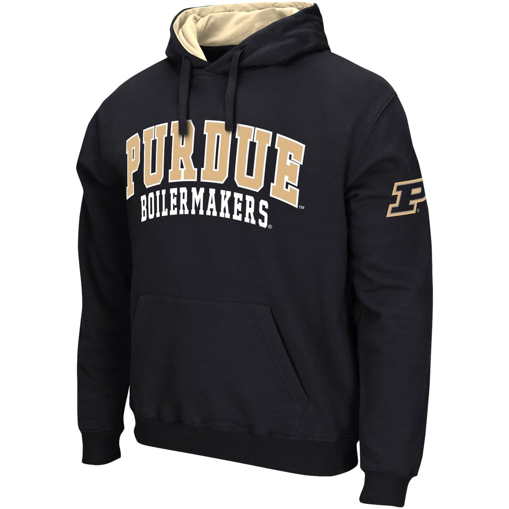Purdue Boilermakers Colosseum Double Arch Pullover Hoodie - Black