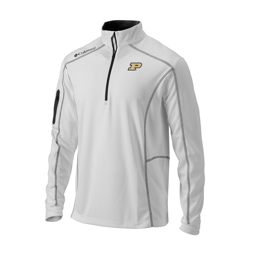 Purdue Boilermakers Columbia Omni-Wick Shotgun Quarter-Zip Pullover - White