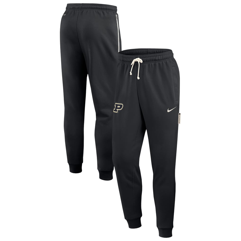 Purdue Boilermakers Nike 2025 Sideline Standard Issue Dri-FIT Taper Sweatpants - Black