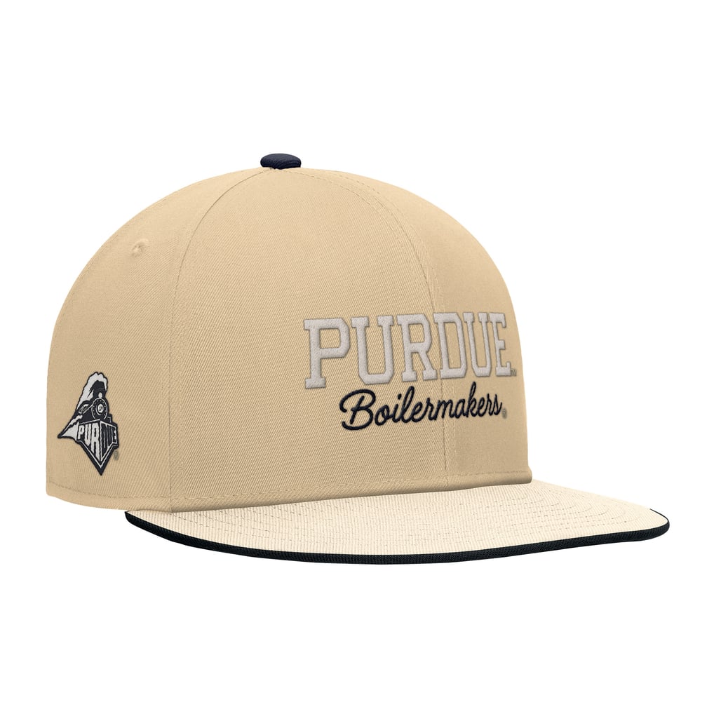Purdue Boilermakers Nike Vintage Script Pro Dri-FIT Snapback Hat - Gold