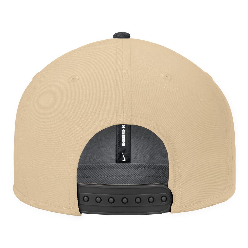 Purdue Boilermakers Nike Vintage Script Pro Dri-FIT Snapback Hat - Gold