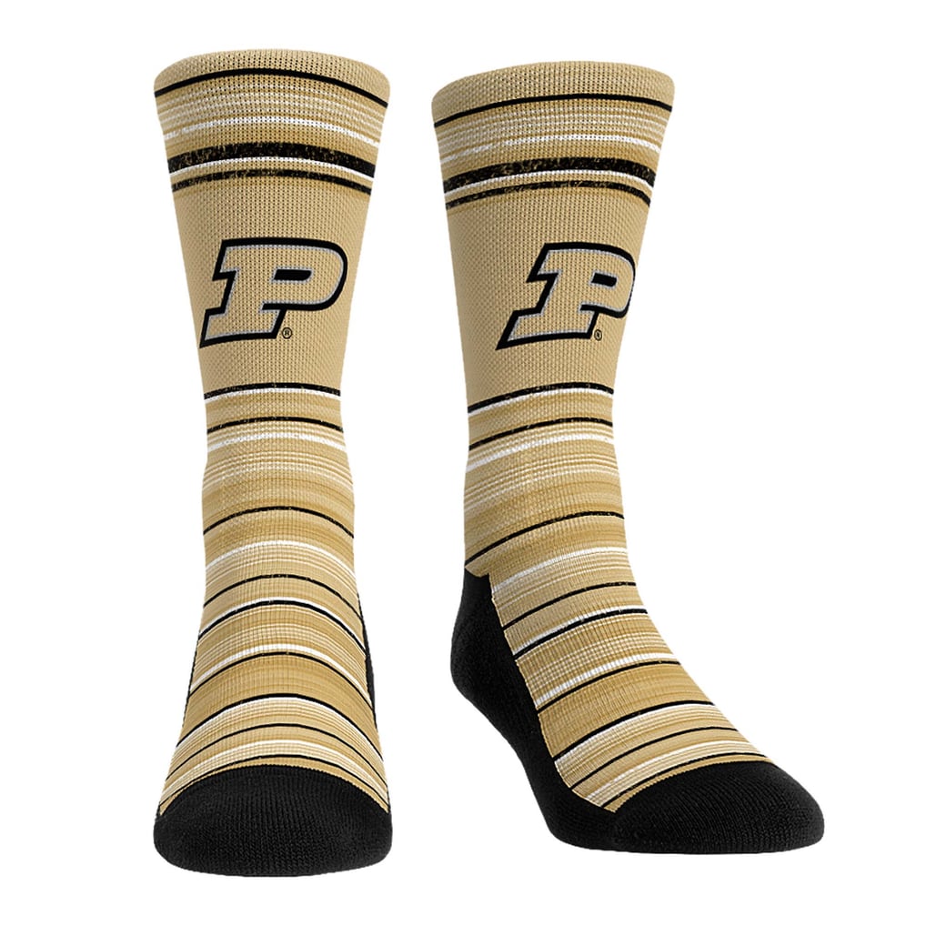 Purdue Boilermakers Rock Em Socks Primary Crew Socks & Boxer Briefs Combo Pack