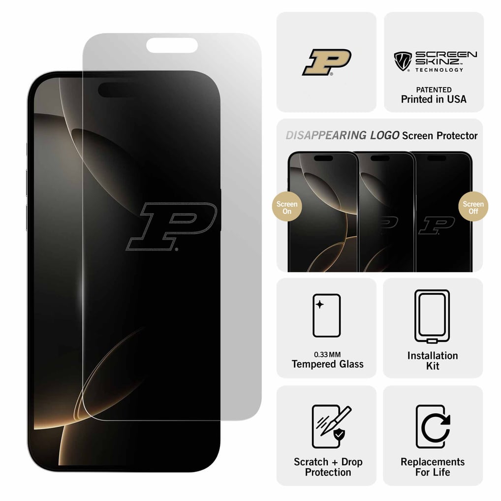 Purdue Boilermakers Clear iPhone Screen Protector
