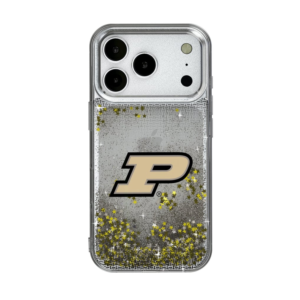 Purdue Boilermakers Linen Logo iPhone Glitter Case