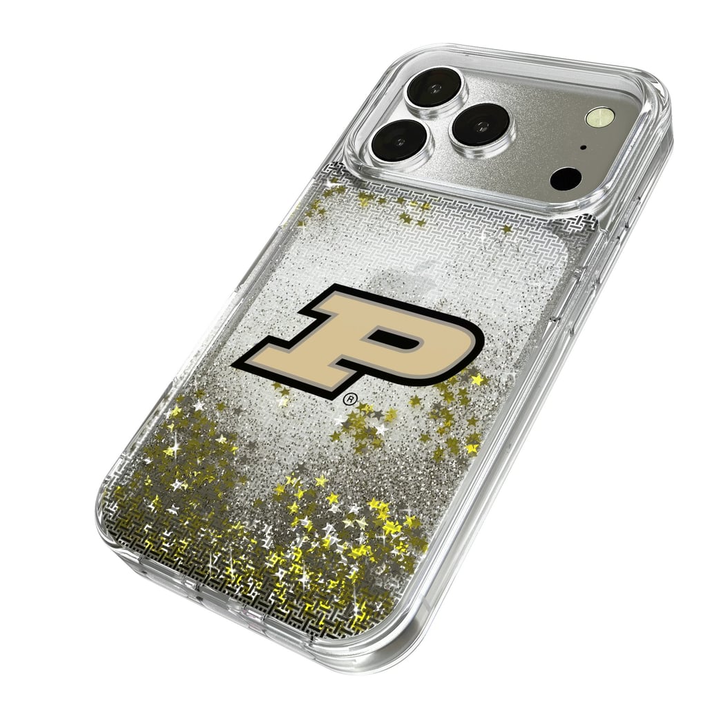 Purdue Boilermakers Linen Logo iPhone Glitter Case