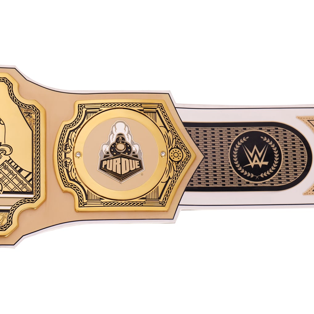 Purdue Boilermakers WWE Legacy Title Belt