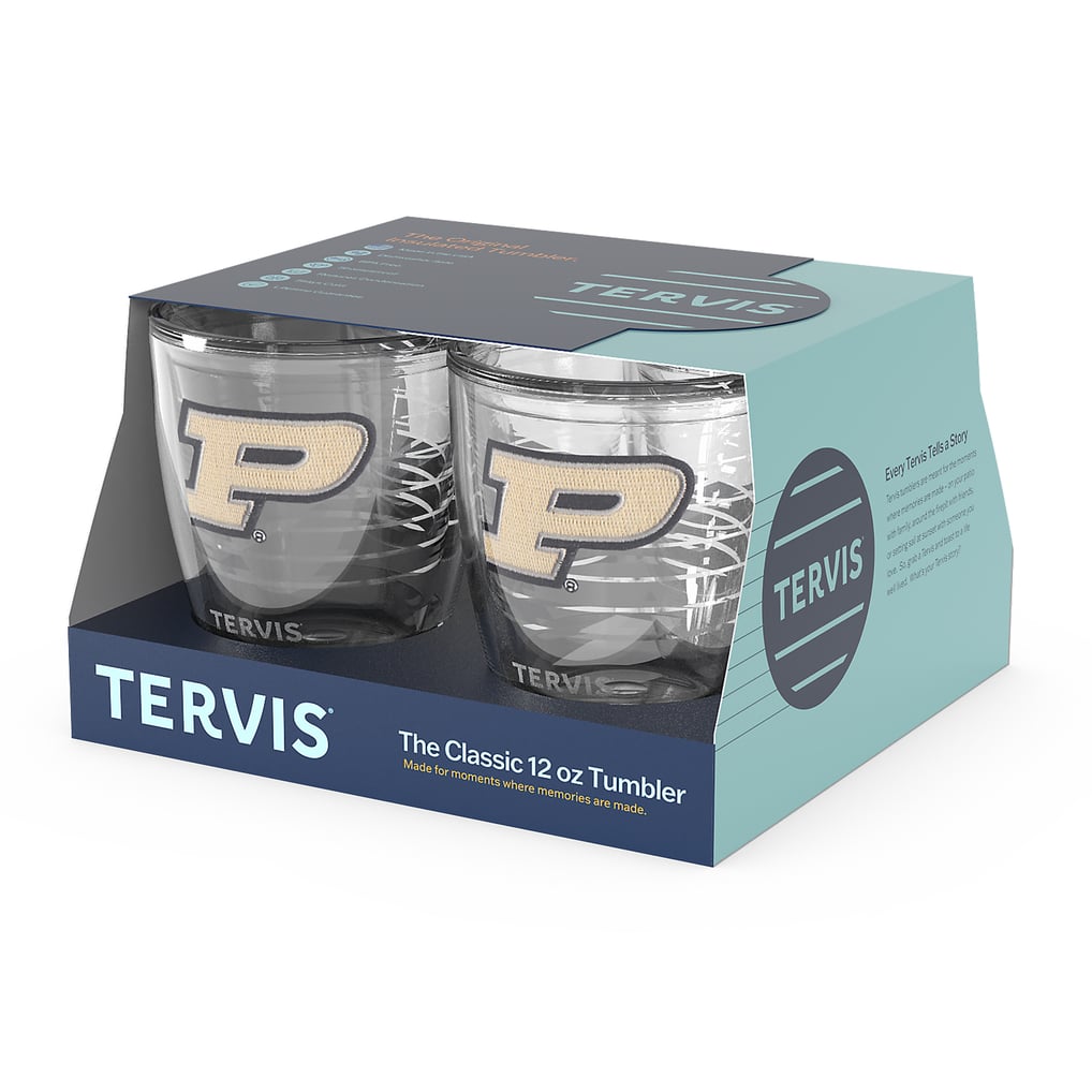 Purdue Boilermakers Tervis 4-Pack 12oz. Emblem Tumbler Set