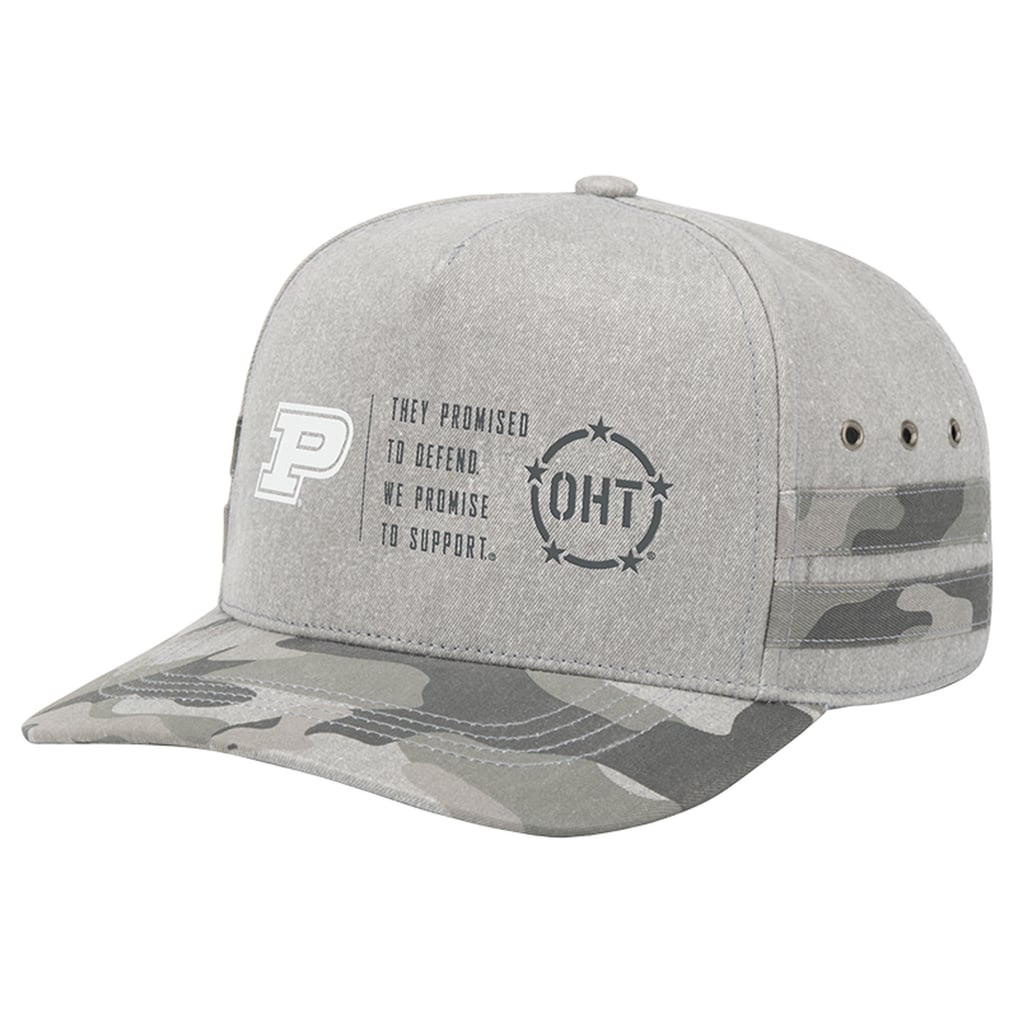  Purdue Boilermakers Colosseum Unisex OHT Squad Podium Adjustable Hat - Gray
