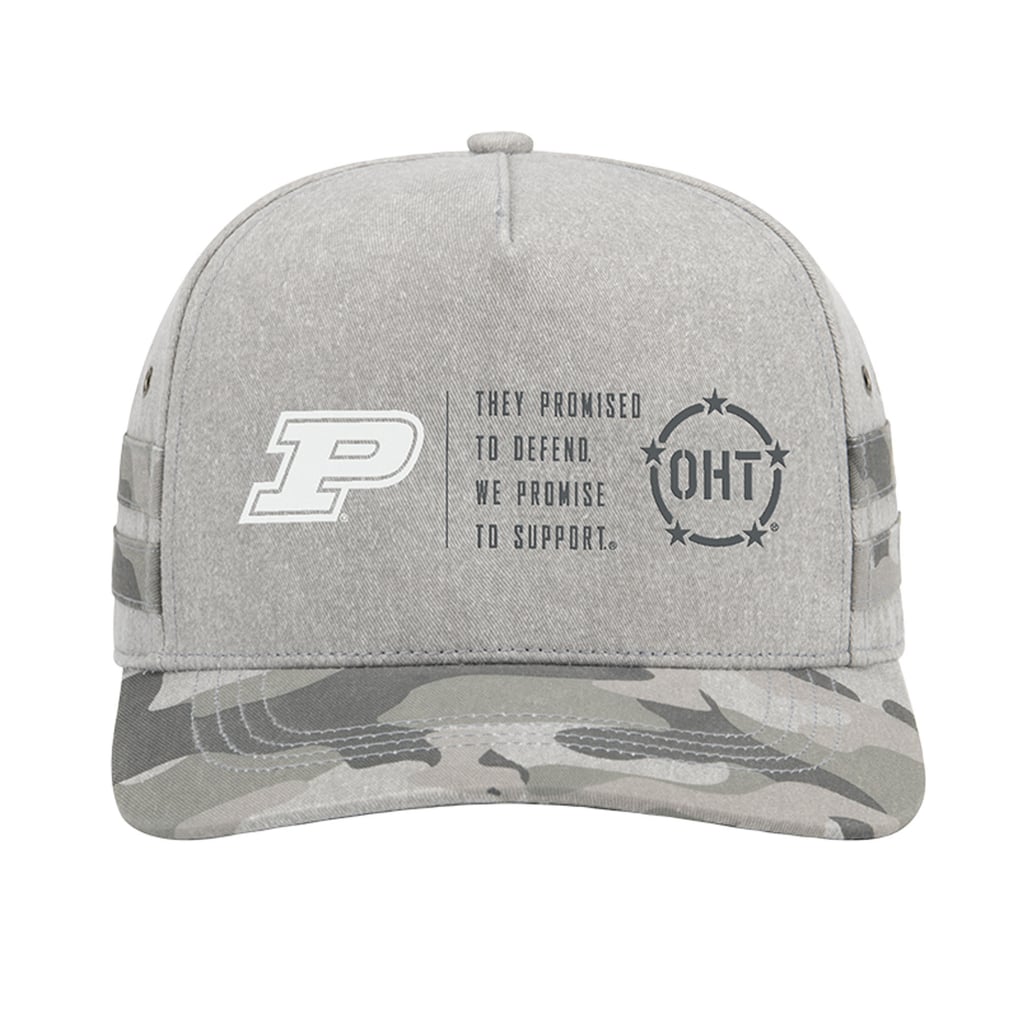  Purdue Boilermakers Colosseum Unisex OHT Squad Podium Adjustable Hat - Gray