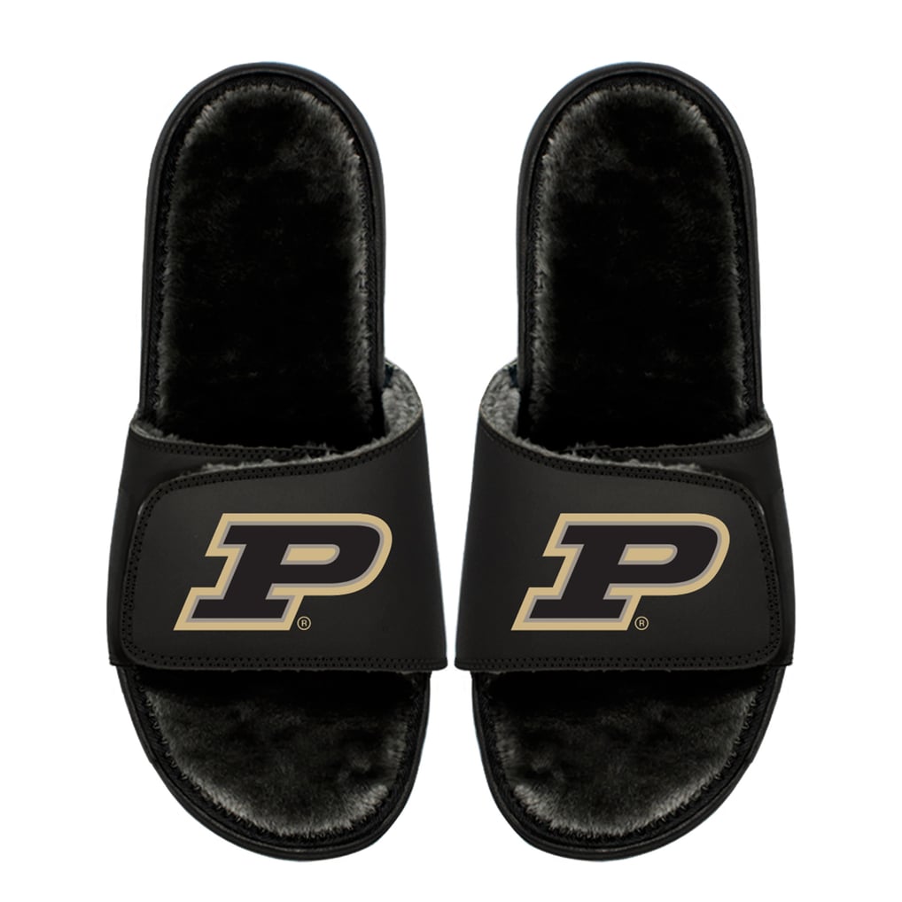  Purdue Boilermakers ISlide Unisex Logo Fur Slide Sandals