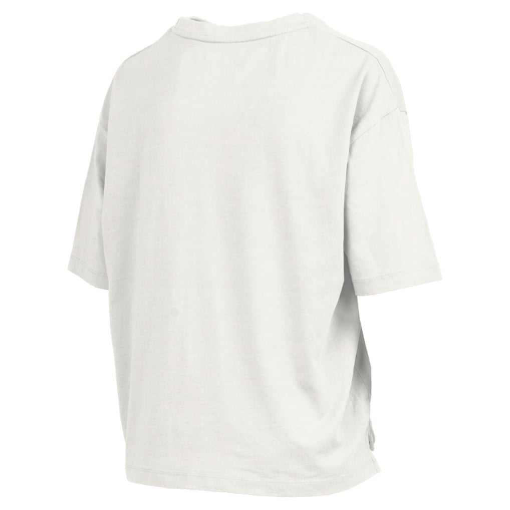 Purdue Boilermakers Pressbox Women's Harmony Oversized Slub T-Shirt - White