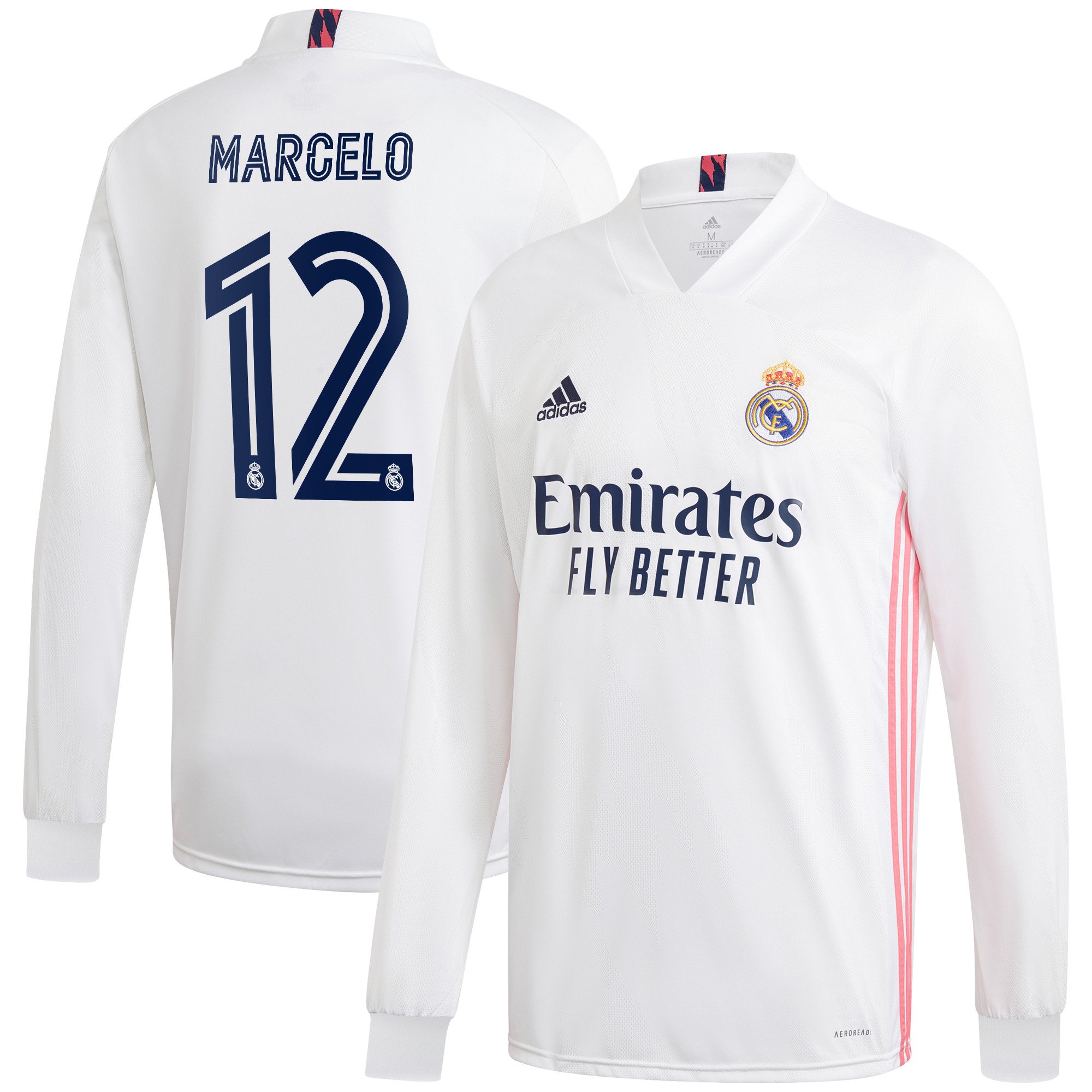 Marcelo Vieira da Silva Real Madrid adidas 2020/21 Home Replica