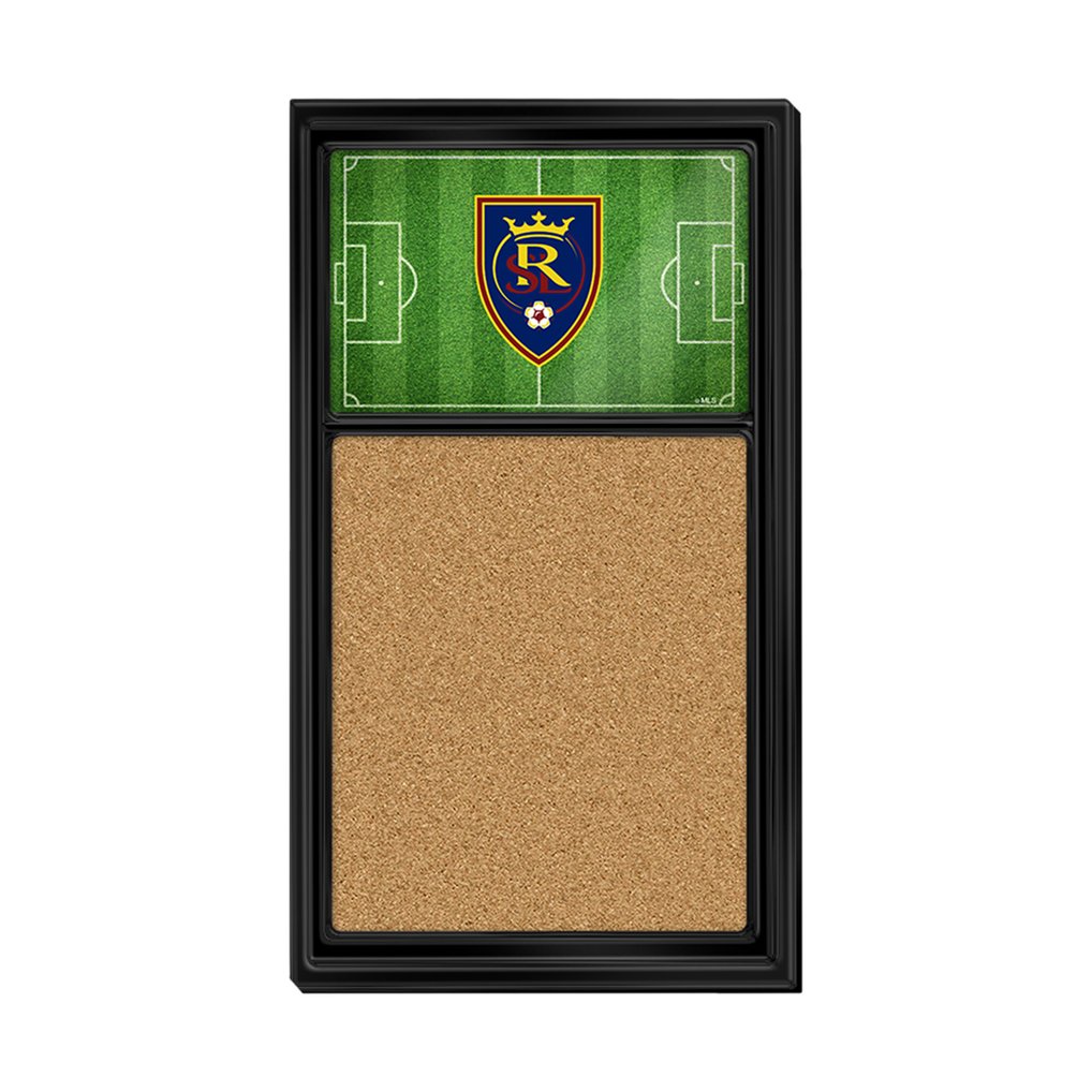 Real Salt Lake  17.5" x 31'' Cork Field Note Board