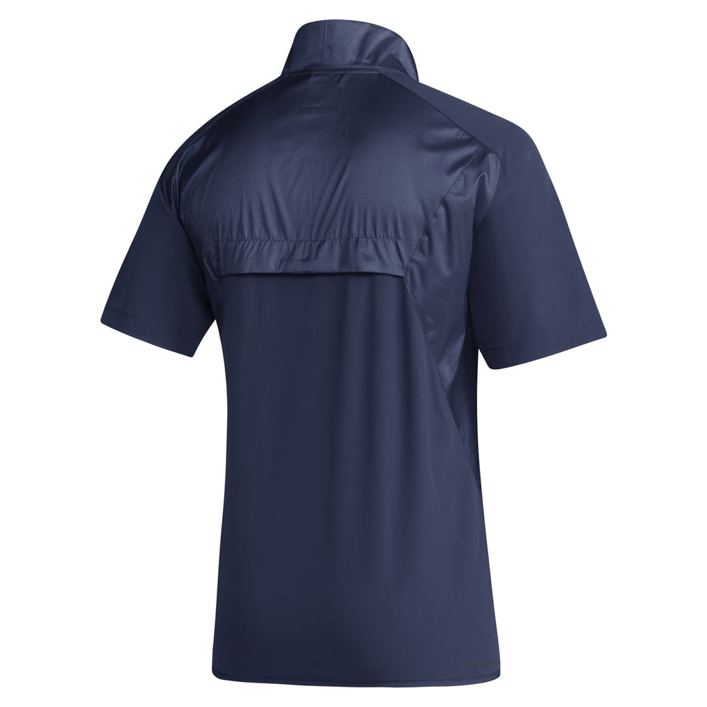  Rhode Island Rams adidas Sideline Quarter-Zip Polo - Navy
