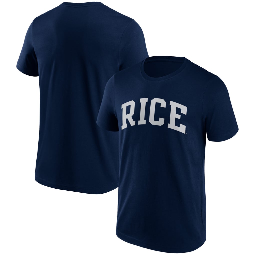 Rice Owls Basic Team Arch T-Shirt - Navy