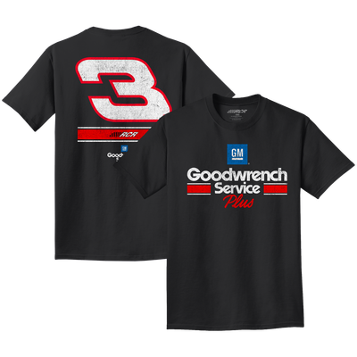  Richard Childress Racing Richard Childress Racing Team Collection #3 GM Goodwrench Service Plus T-Shirt - Black