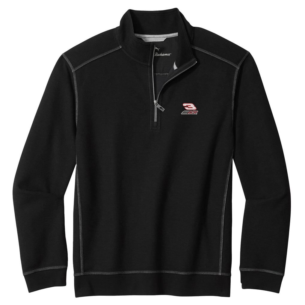  Dale Earnhardt Tommy Bahama Montego Bay Half-Zip Pullover - Black