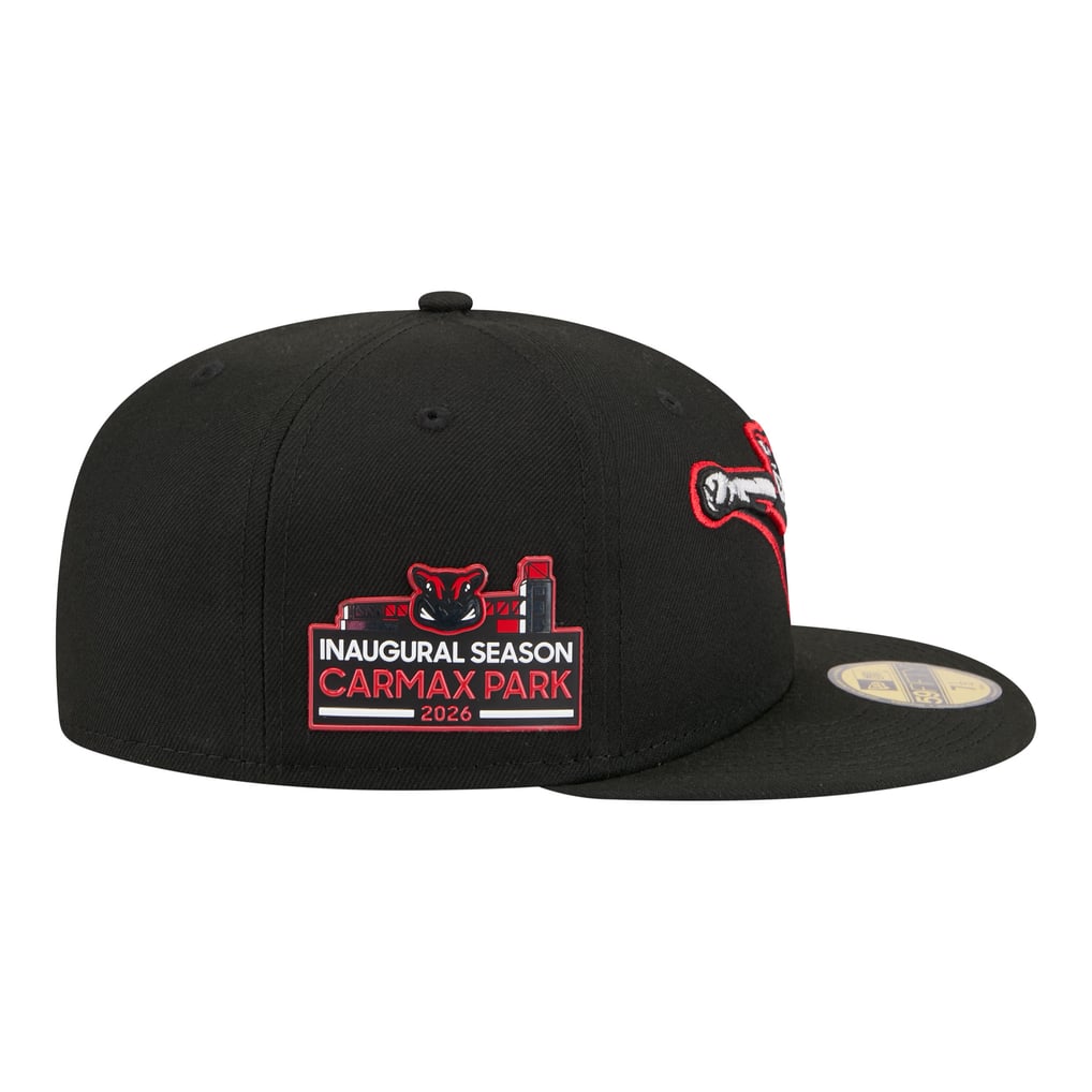 Richmond Flying Squirrels New Era Authentic Collection 59FIFTY Fitted Hat - Black