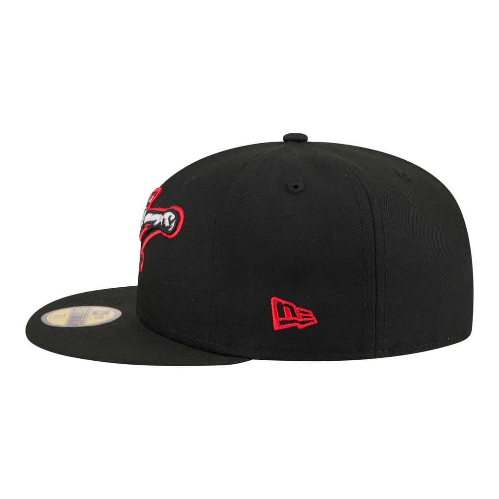  Richmond Flying Squirrels New Era Authentic Collection 59FIFTY Fitted Hat - Black