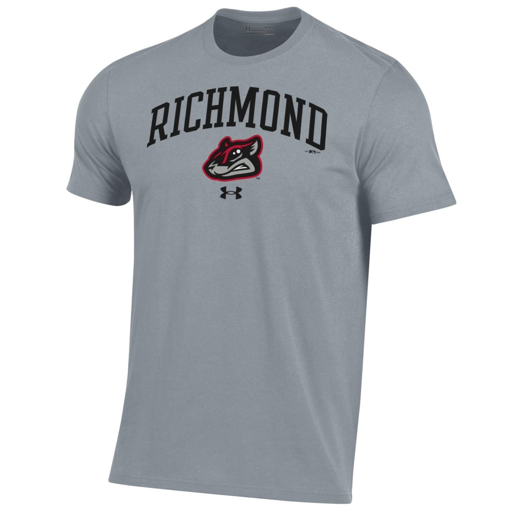 Richmond Flying Squirrels Under Armour Performance T-Shirt - Gray