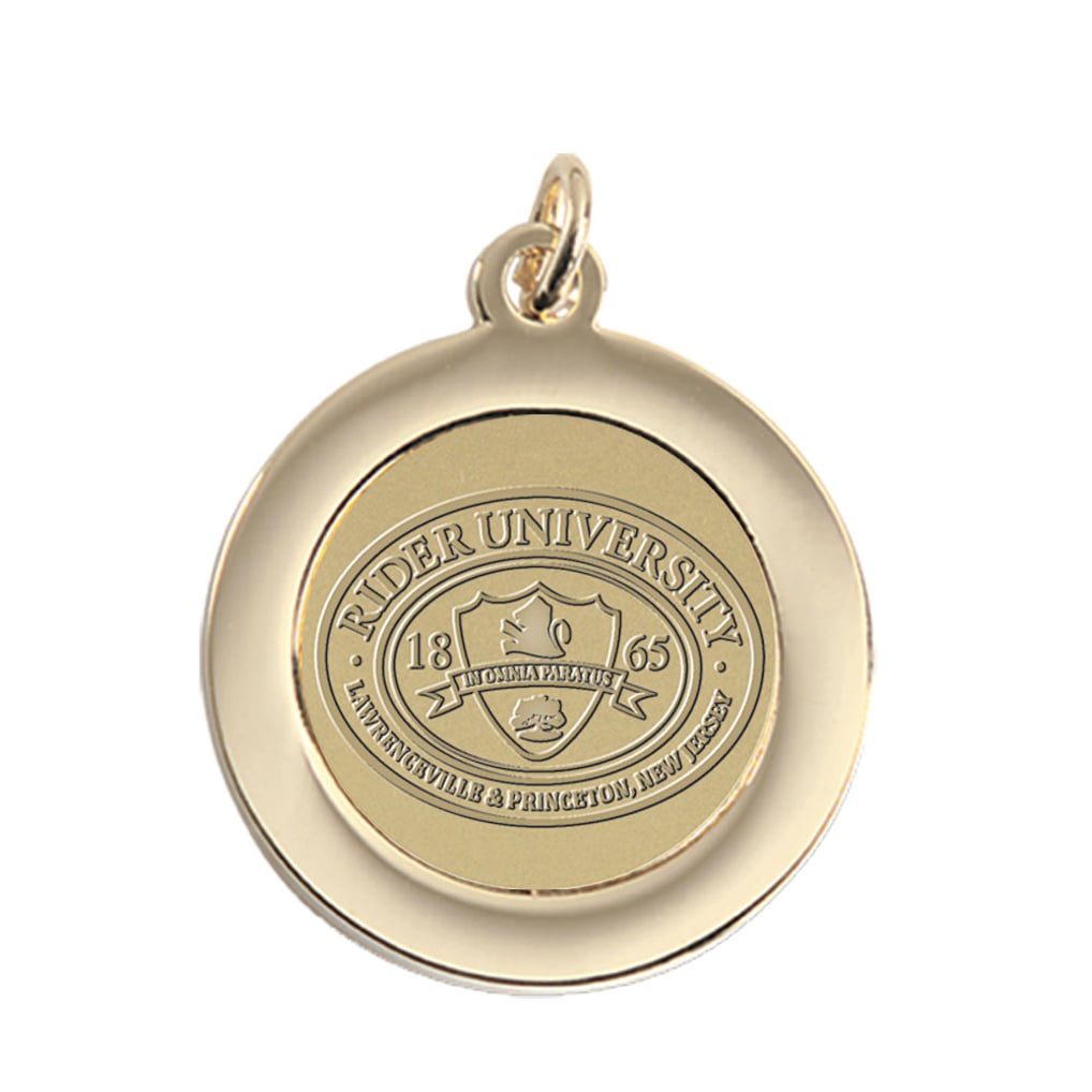 Rider Broncs Team Pendant - Gold