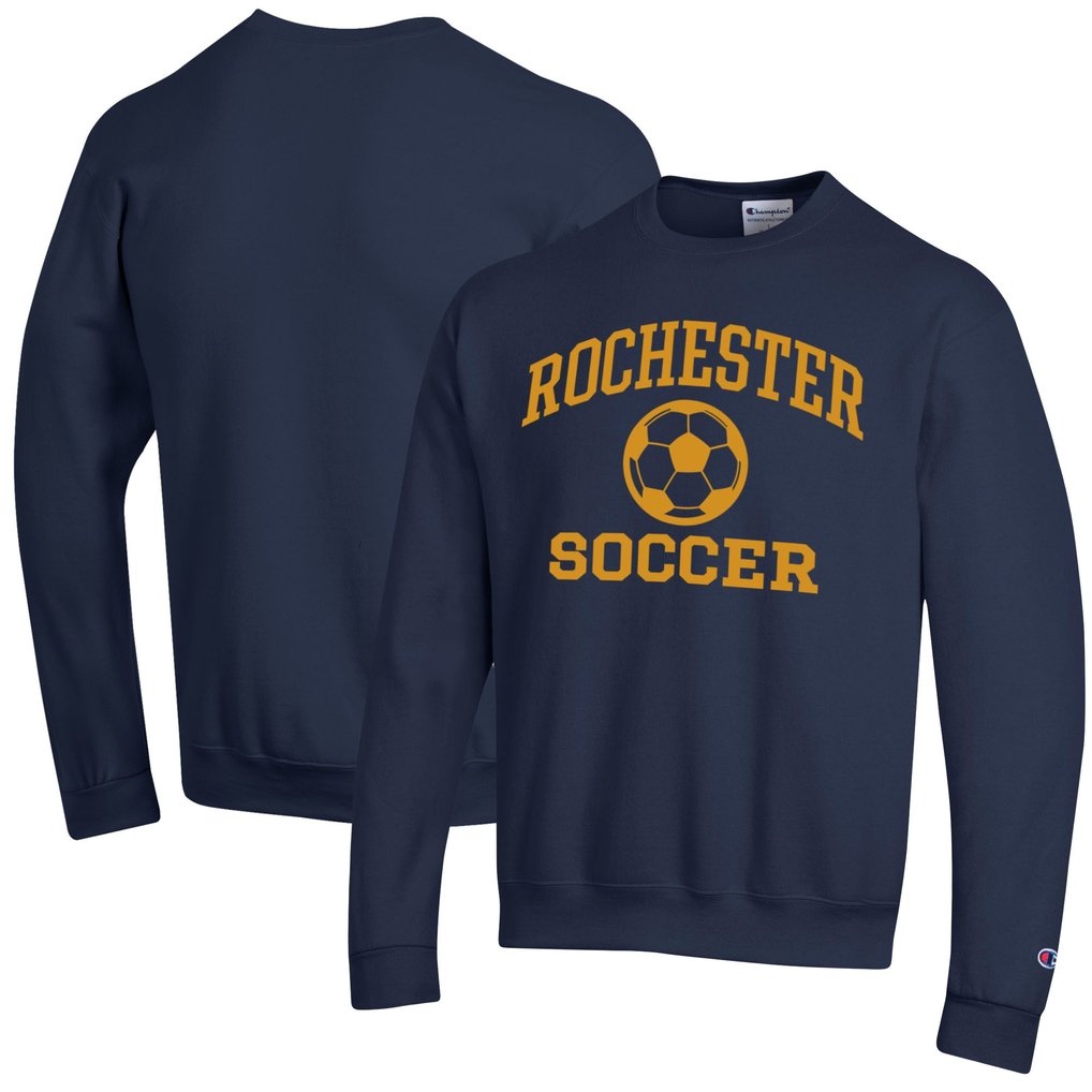 Rochester Yellow Jackets Champion Soccer Icon Powerblend Pullover Sweatshirt - Navy