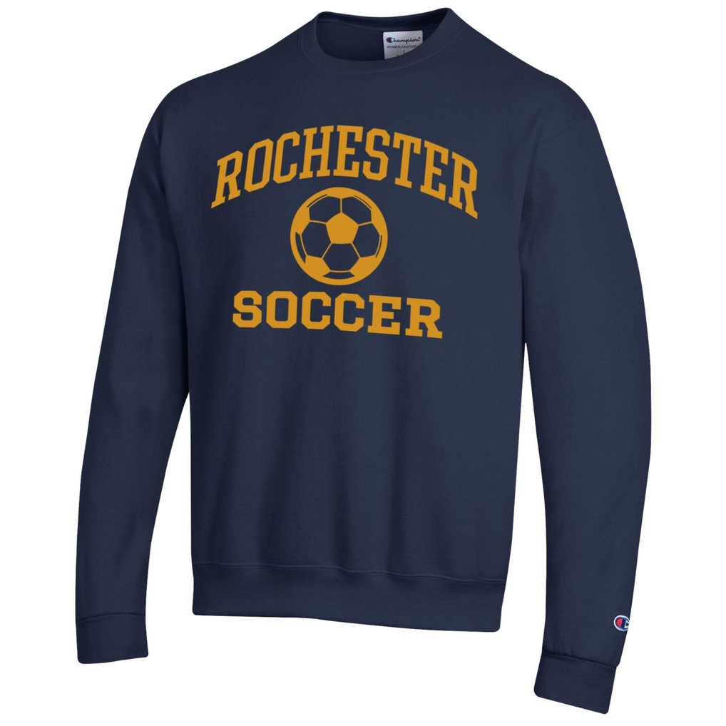 Rochester Yellow Jackets Champion Soccer Icon Powerblend Pullover Sweatshirt - Navy