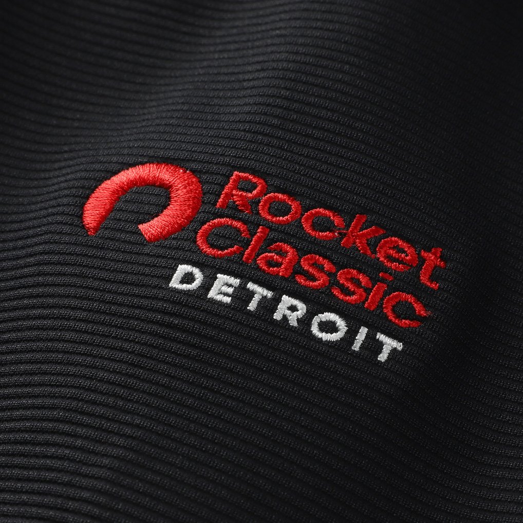 Rocket Classic FootJoy Ottoman Jacquard Pullover Hoodie - Black