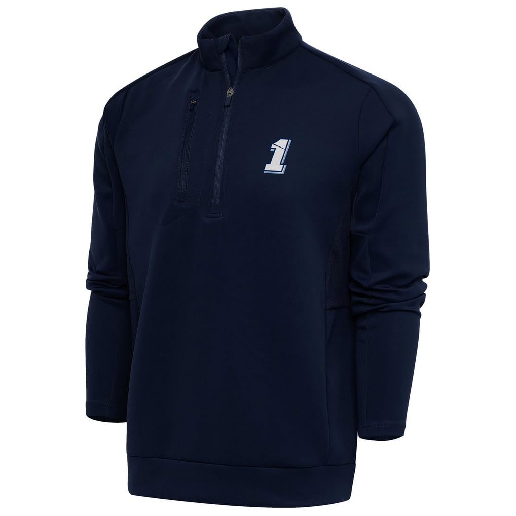 Ross Chastain Antigua Generation Quarter-Zip Pullover Top - Navy