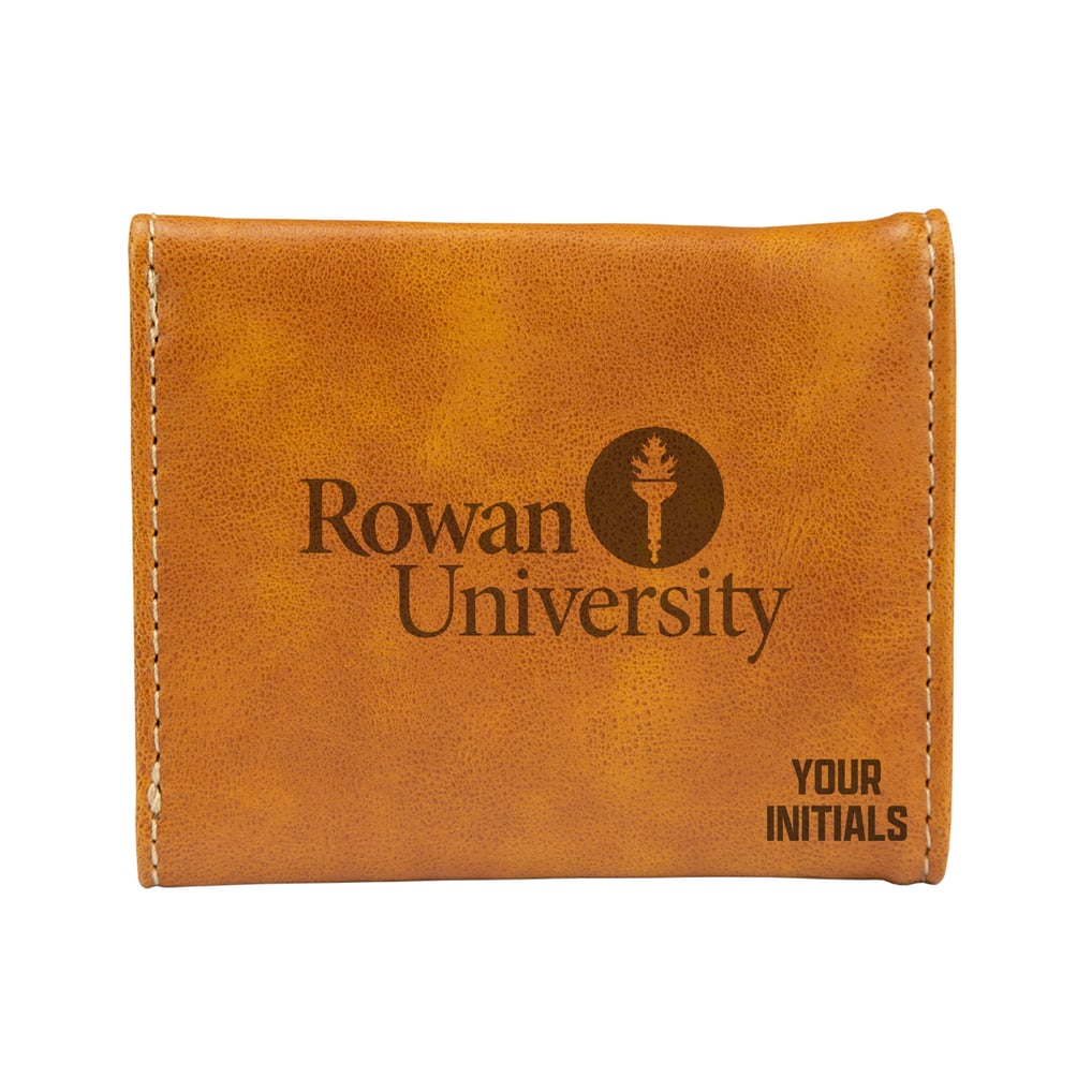 Rowan Profs Personalized Trifold Wallet - Brown