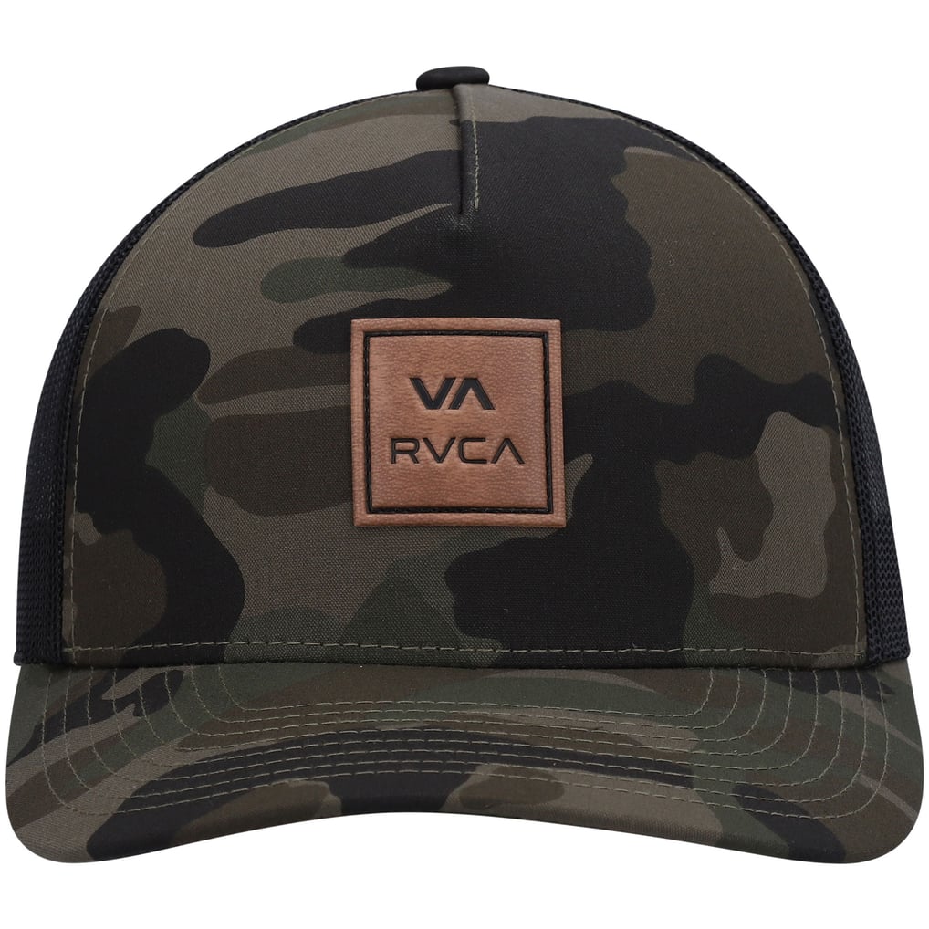 RVCA VA All The Way Trucker Snapback Hat - Camo 