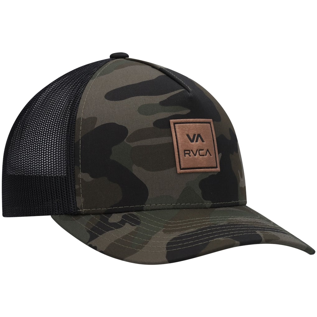 RVCA VA All The Way Trucker Snapback Hat - Camo 