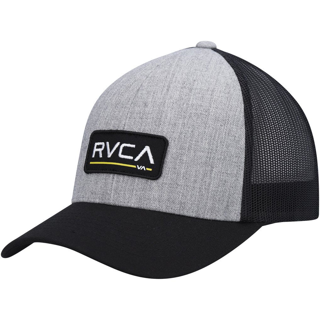 RVCA HYL Ticket III Trucker Snapback Hat - Heathered Gray