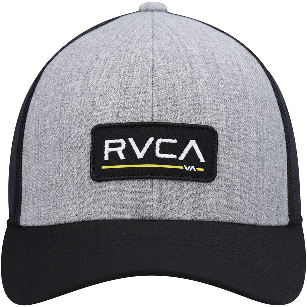 RVCA HYL Ticket III Trucker Snapback Hat - Heathered Gray