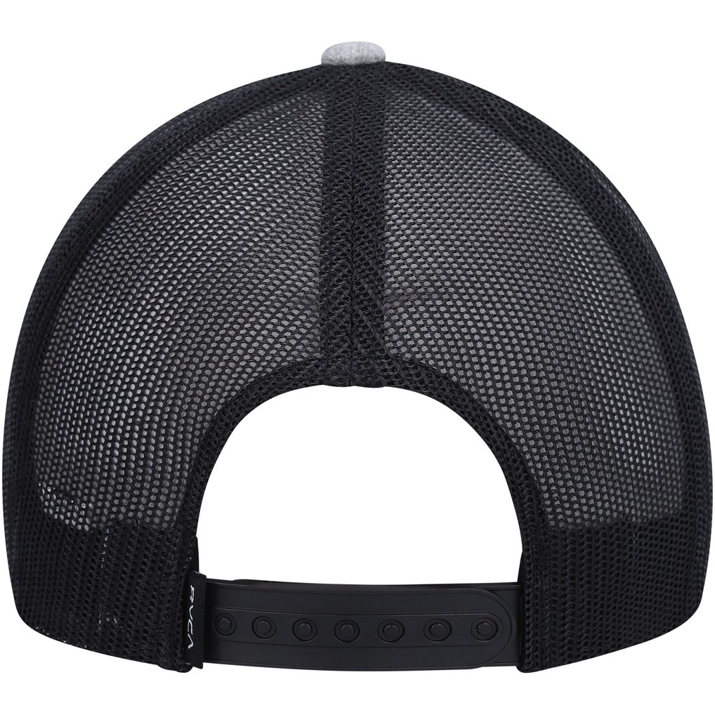 RVCA HYL Ticket III Trucker Snapback Hat - Heathered Gray