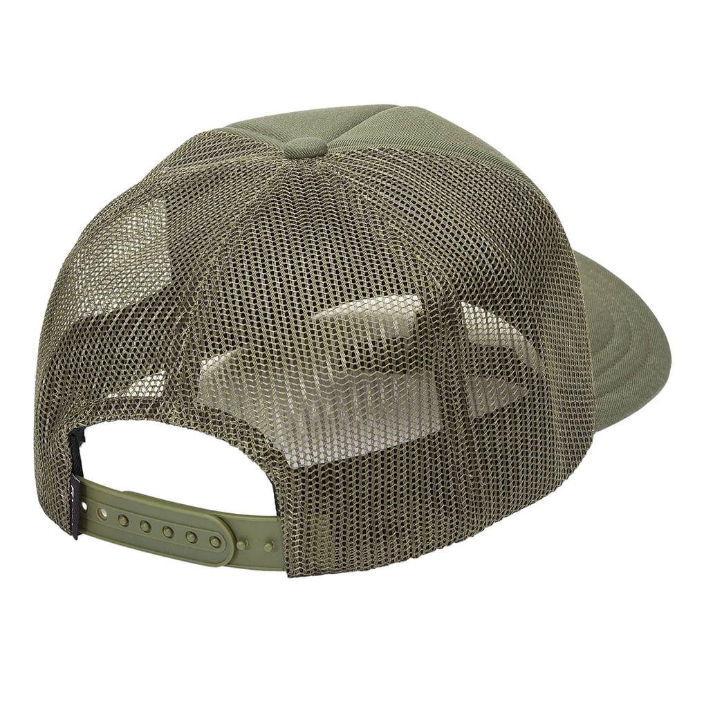  RVCA Foam Front Mesh Trucker Adjustable Hat - Olive