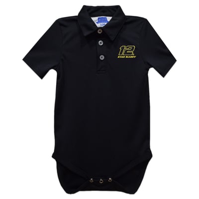  Ryan Blaney Vive La Fete Infant Polo Bodysuit - Black