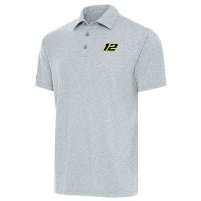 Ryan Blaney Antigua Par 3 Polo - Heather Gray