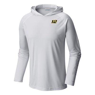Ryan Blaney Columbia Terminal Tackle Omni-Wick Hoodie - White