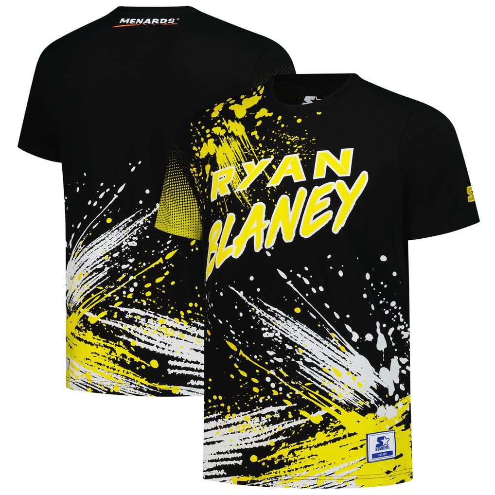 Ryan Blaney Starter Touchdown Extreme T-Shirt - Black