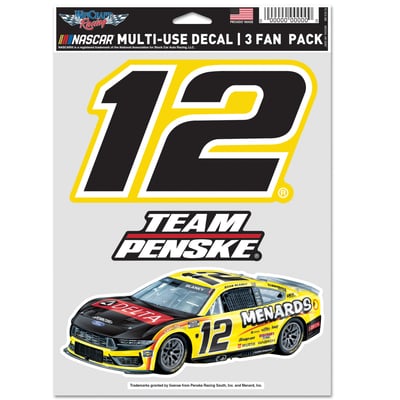 Ryan Blaney WinCraft Three-Piece Fan Decal Set