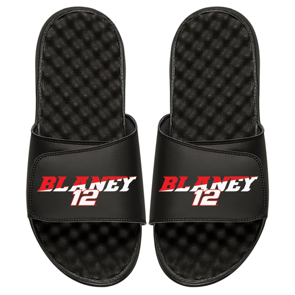 Ryan Blaney ISlide Youth NASCAR Driver Stack Slide Sandals - Black