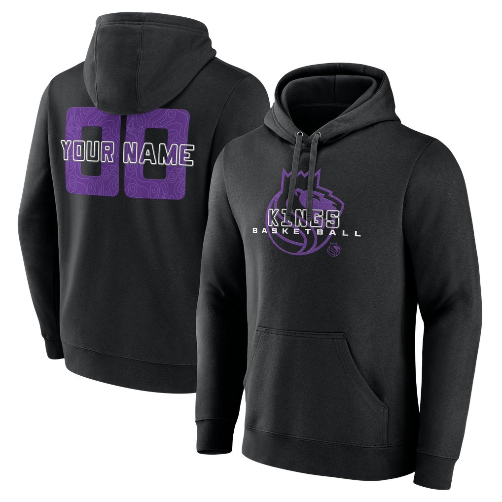 Sacramento Kings Custom Stellar Pullover Hoodie - Black