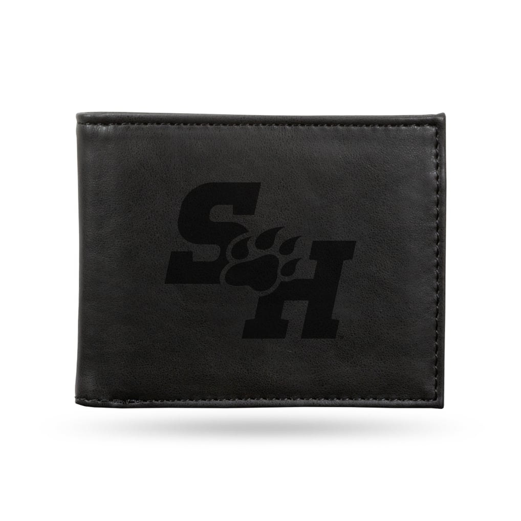 Sam Houston State Bearkats Personalized Billfold Wallet - Black