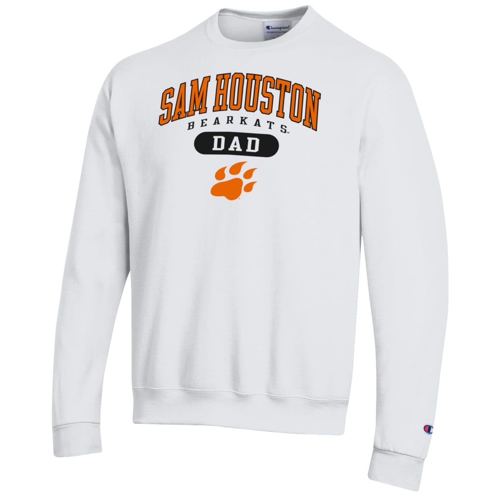 Sam Houston State Bearkats Champion Dad Pill Box Eco Powerblend Sweatshirt - White