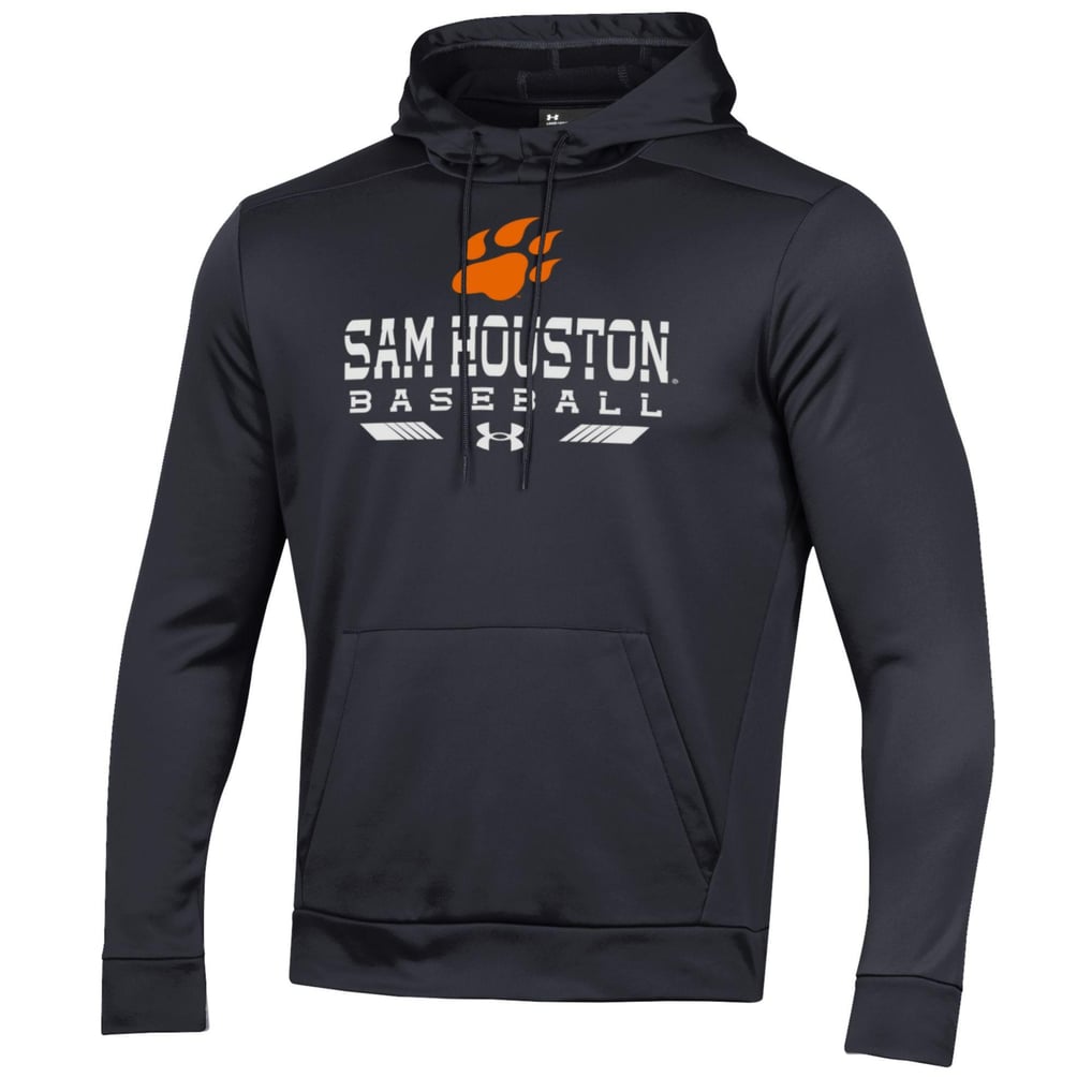  Sam Houston State Bearkats Under Armour Baseball Pullover Hoodie - Black