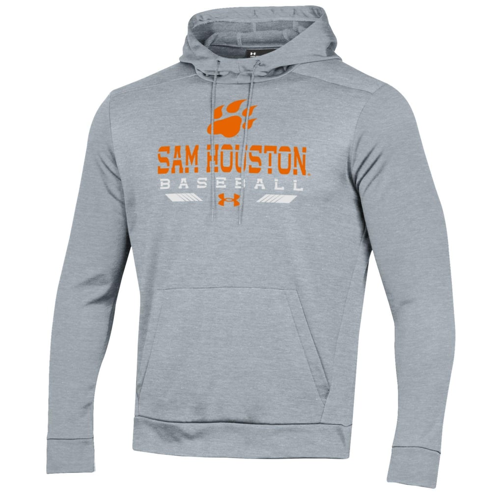  Sam Houston State Bearkats Under Armour Baseball Pullover Hoodie - Gray