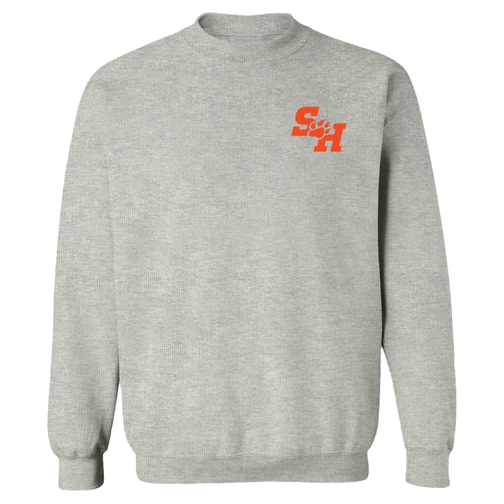  Sam Houston State Bearkats Vive La Fete Women's Impressions Artwork Pullover Sweatshirt - Gray